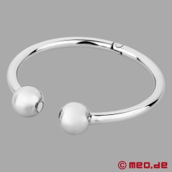 Halsband mit Kugelverschluss "Euphoria" – Fetischhalsband aus Stahl - Thumbnail