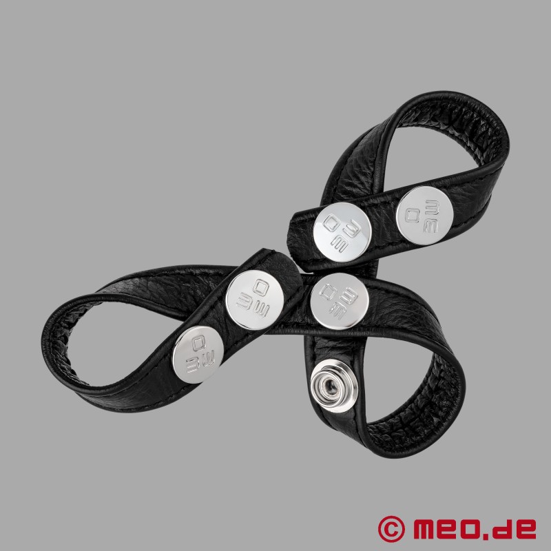 Kožaový prsteň na perá - Figure8 - 2