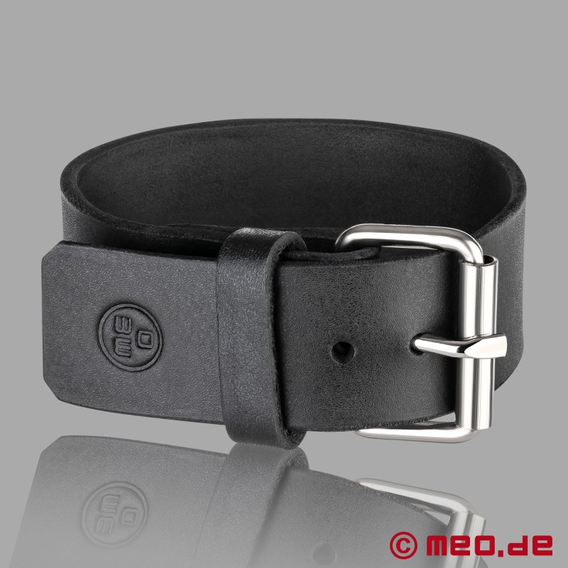 Pelle bovenarmband met gesp