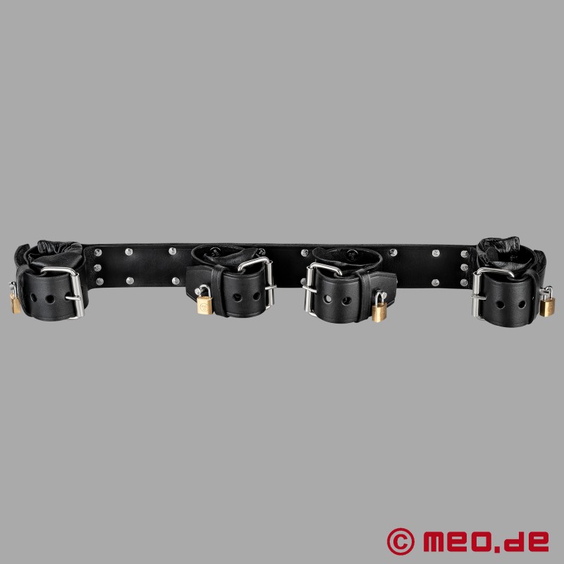 来自 MEO® 的组合式皮革手铐和脚镣 (jiǎoliào) - 1