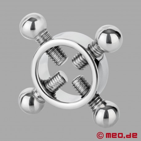 Nipple Torture Wheel – Adjustable Screw Clamp – Stainless Steel Nip