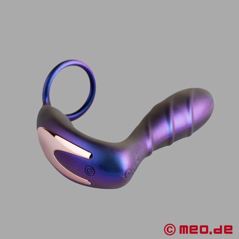 BLACK HOLE Anal Vibrator with Penis Ring