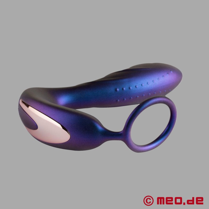 Vibrador anal BLACK HOLE com anel para o pénis - 5