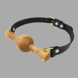 Wooden Bit Ball Gag - Thumbnail