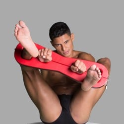 Bondage stock for hands and feet