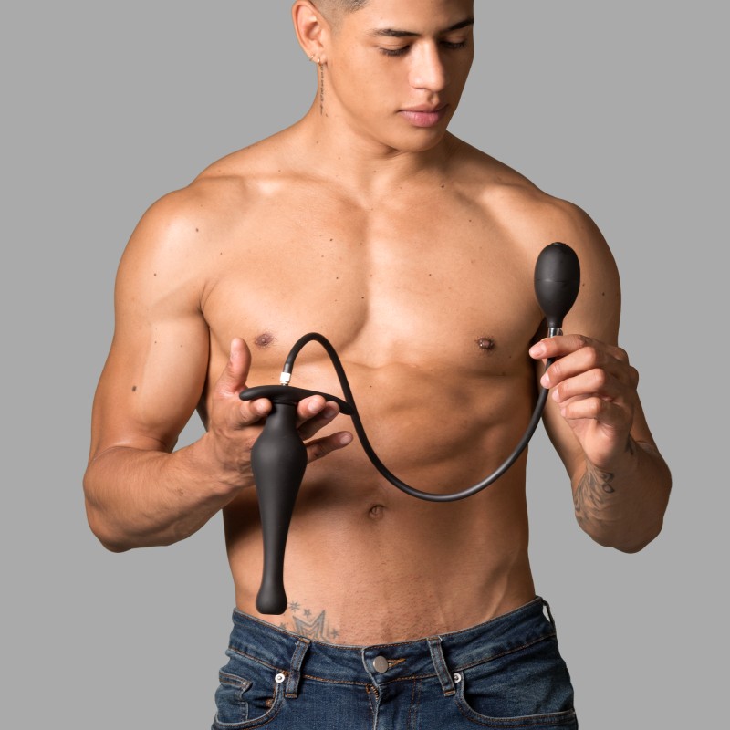 Inflatable Long Butt Plug - Stretch Deep. Stay Full. Feel Everything. - 3