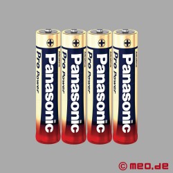 4 baterie Panasonic / Micro (LR 03) AAA