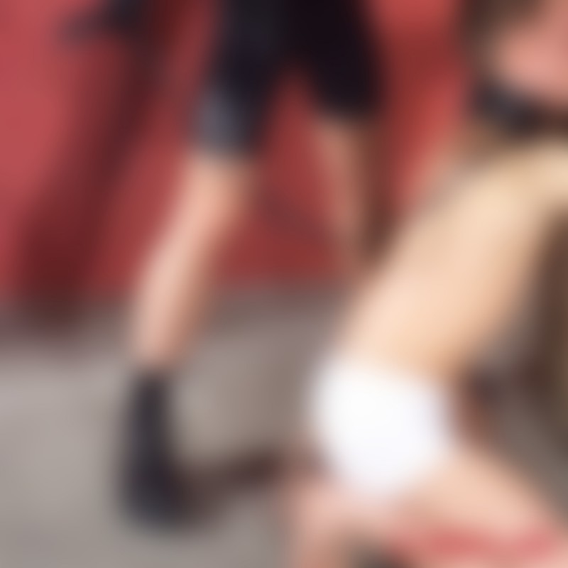 Trela BDSM em couro - 1