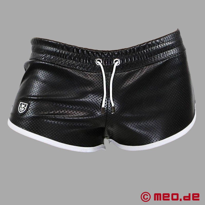 Leren korte broek "Pilot" TOF Paris - 5