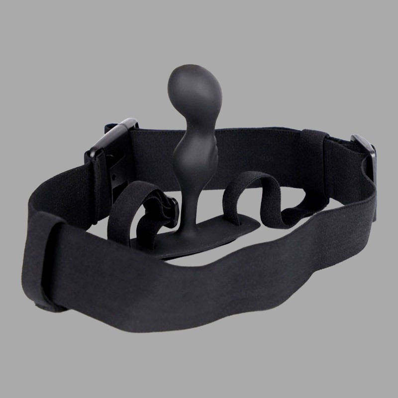 Bugyi anális dugóval - butt plug Harness