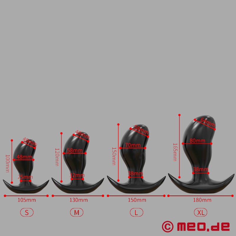 AnalWonder™ från MEO® - Butt plug i gult silikon - 7