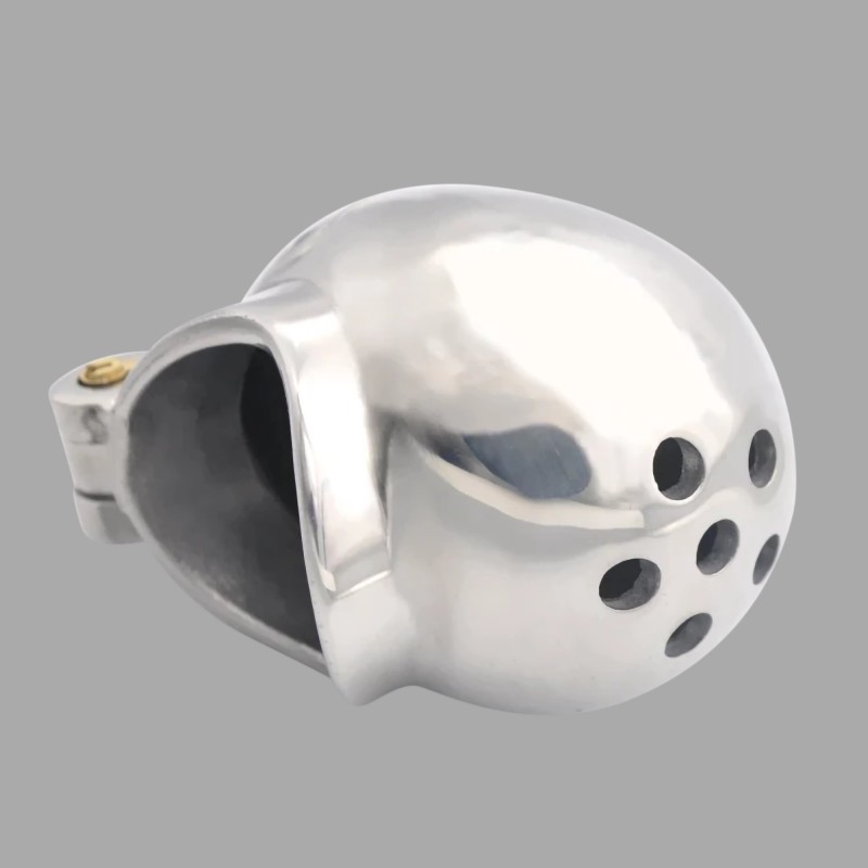 Dr. Sado BDSM cage de chasteté en acier inoxydable - 5