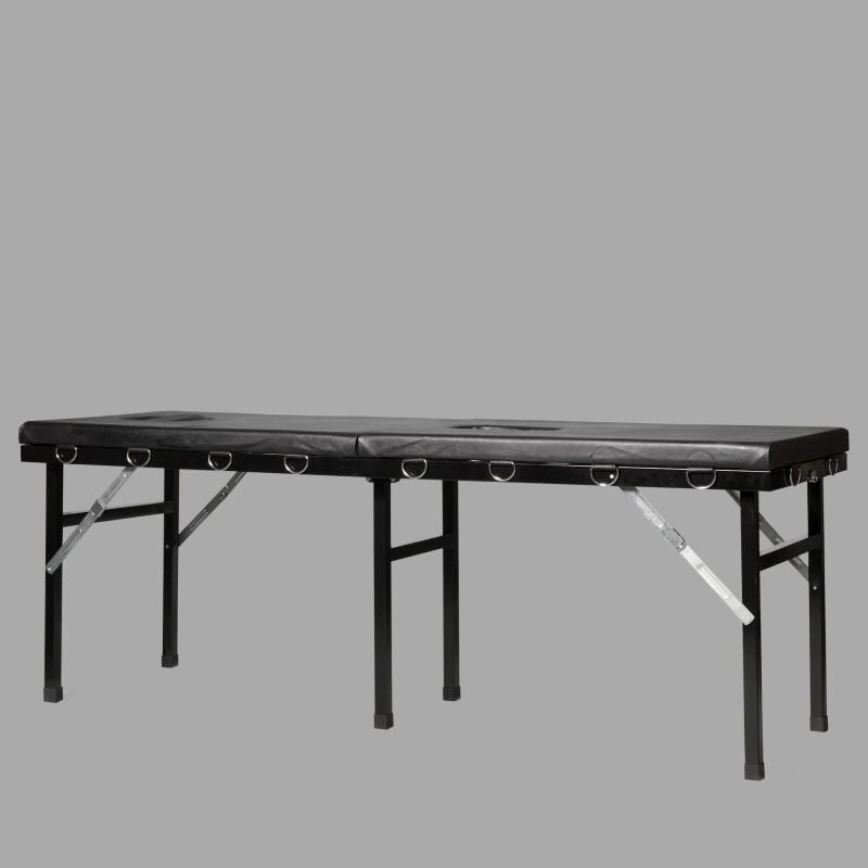 BDSM furniture: bondage and milking table