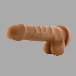 Real Dildo With Suction Cup 7.75''