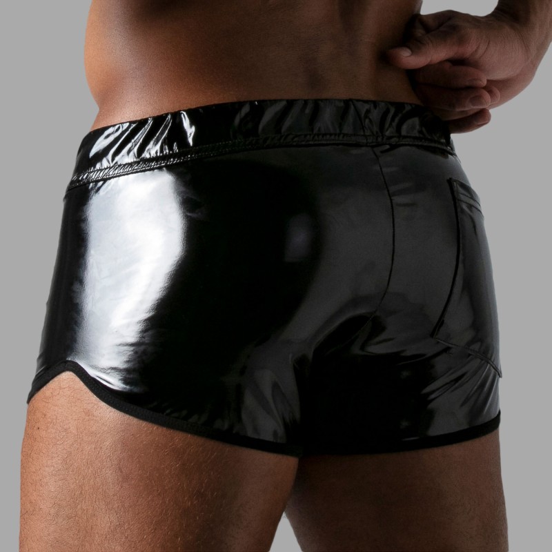 Micro Wetlook Shorts aus Vinyl - TOF Paris