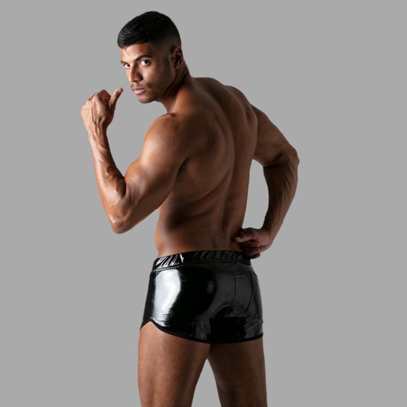 Micro Wetlook Shorts aus Vinyl - TOF Paris