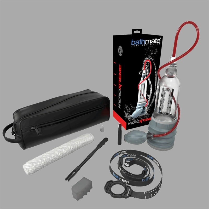 Set HydroXtreme 7 Extra Wide Professional Penis Pump by BATHMATE