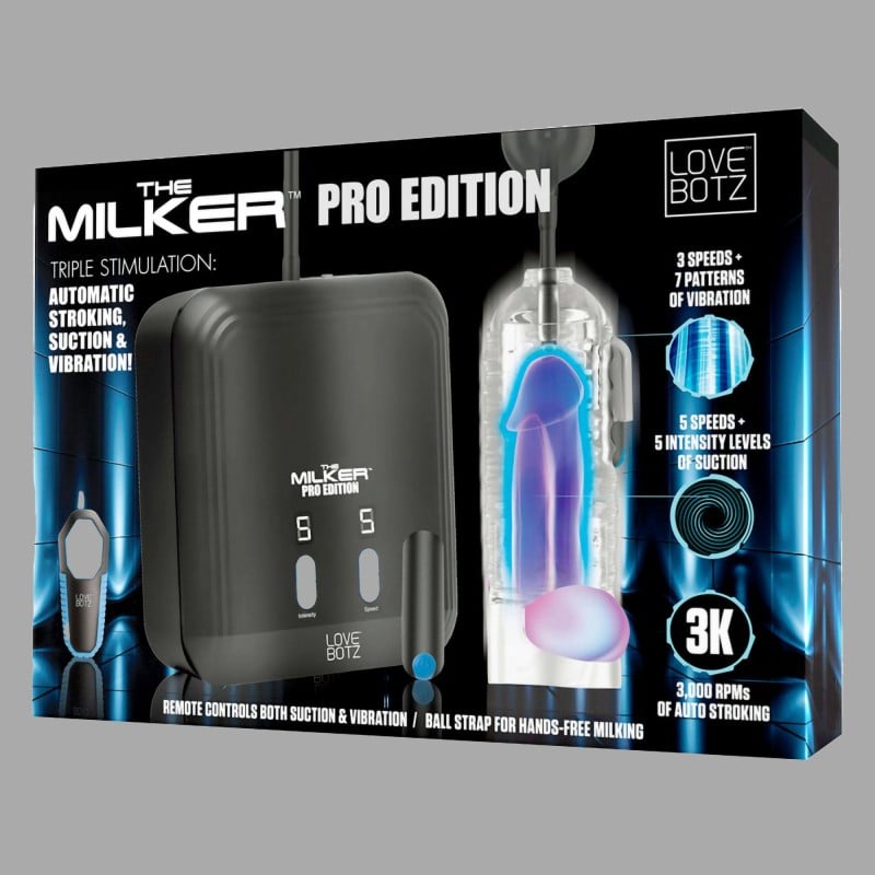 Erkek için süt sağma makinesi - The Milker Pro Edition