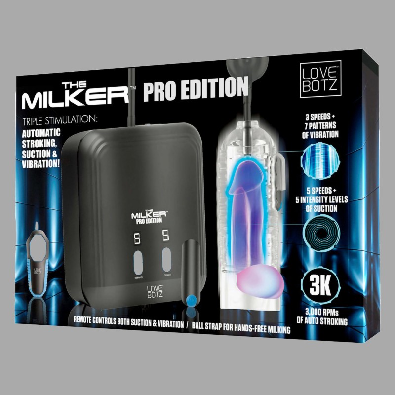 Erkekler için süt sağma makinesi - The Milker Pro Edition