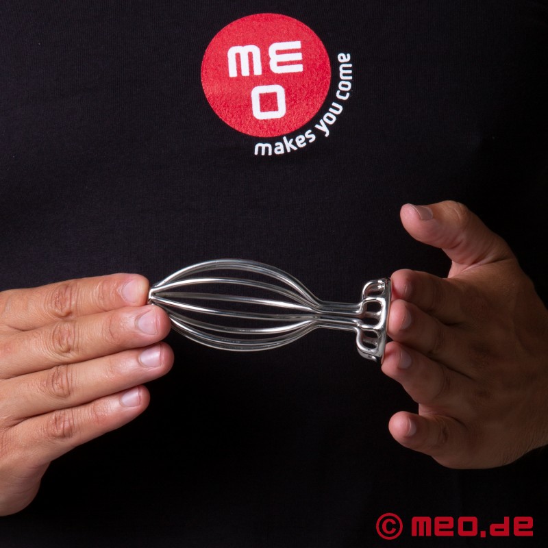 Analgeddon™ - Anal Cage™ – Plug anale in acciaio - 3