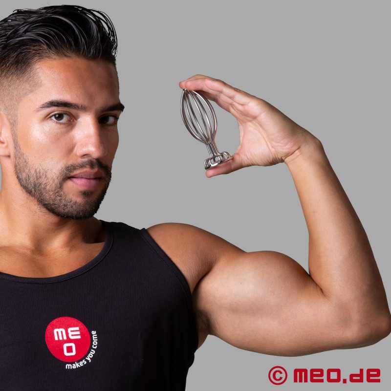 Analgeddon™ - Anal Cage™ – Plug anal en acier inoxydable - 2