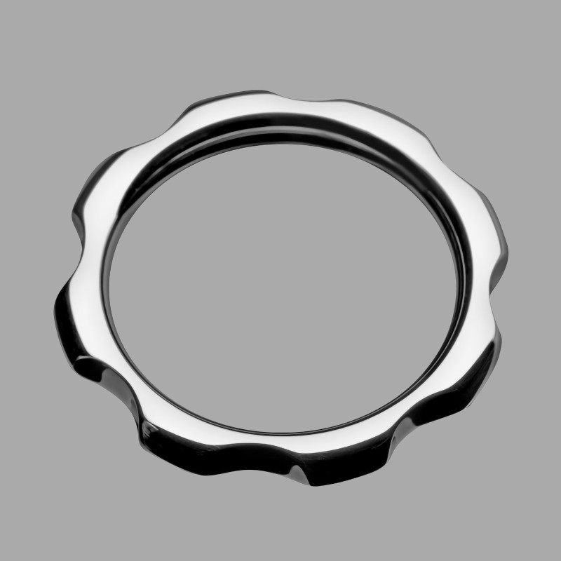 Stainless steel cock ring - Gear Head