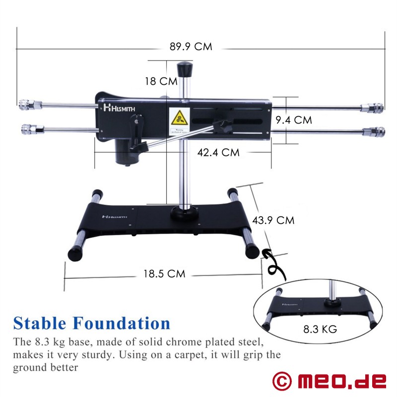 HISMITH Dörtlü Penetrasyon - Seks Makinesi 360 Premium - 9