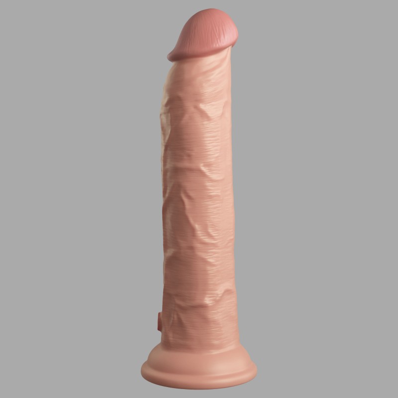 Dildo realista vibrador 25 cm - doble densidad - con mando a distancia