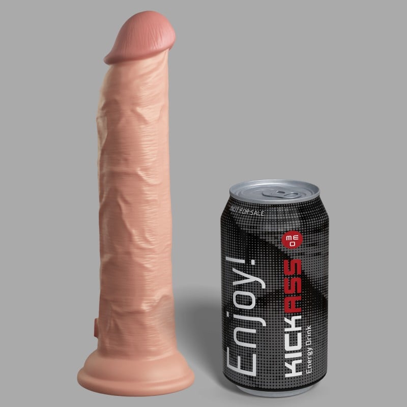 Realistični vibro dildo 25 cm - dvojna gostota - z daljinskim upravljalnikom