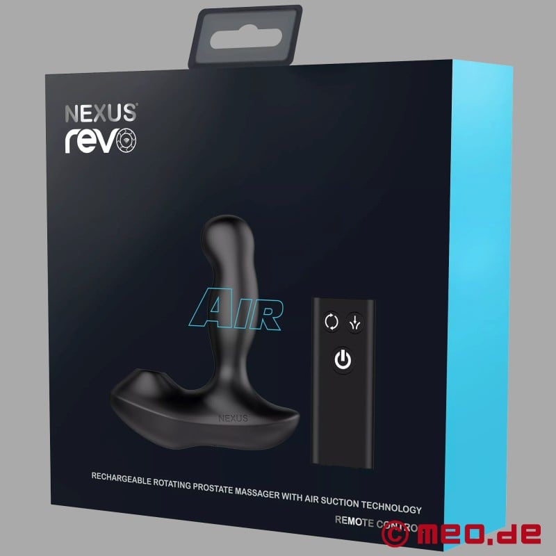 Nexus Revo Air - Rotacijski vibrator prostate s stimulacijo z zračnim pritiskom