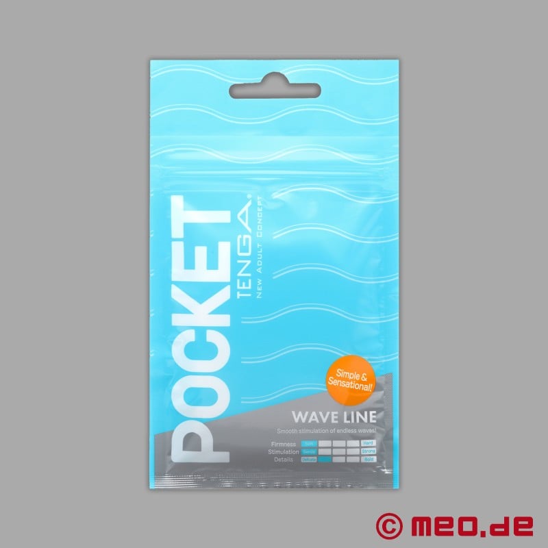 Masturbador Tenga - Linha Pocket Stroker Wave