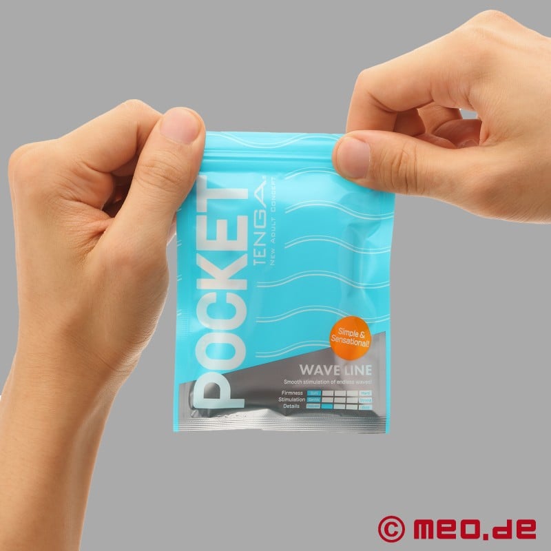 Tenga Masturbador - Pocket Stroker Wave Line