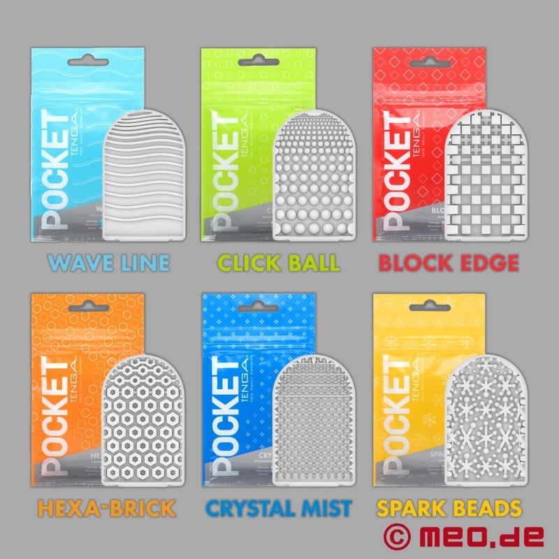 Masturbatore Tenga - Pocket Stroker Wave Line