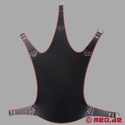 Sling para fisting em couro de luxo com suspensão de 5 pontos - Thumbnail