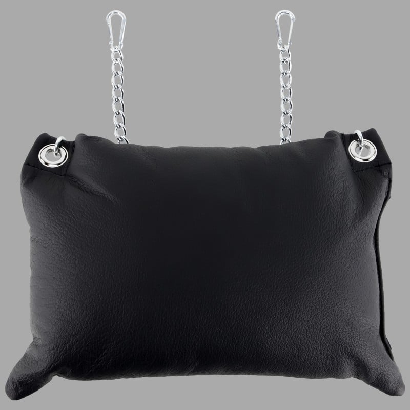 Cuscino in pelle con accessori per sling - nero