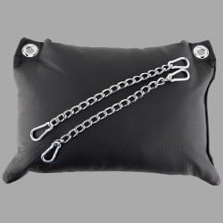 Coussin de sling en cuir avec accessoire – noir