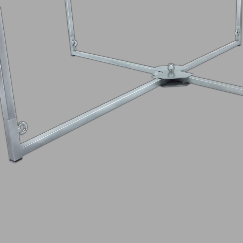 Mobile sling frame in platinum gray