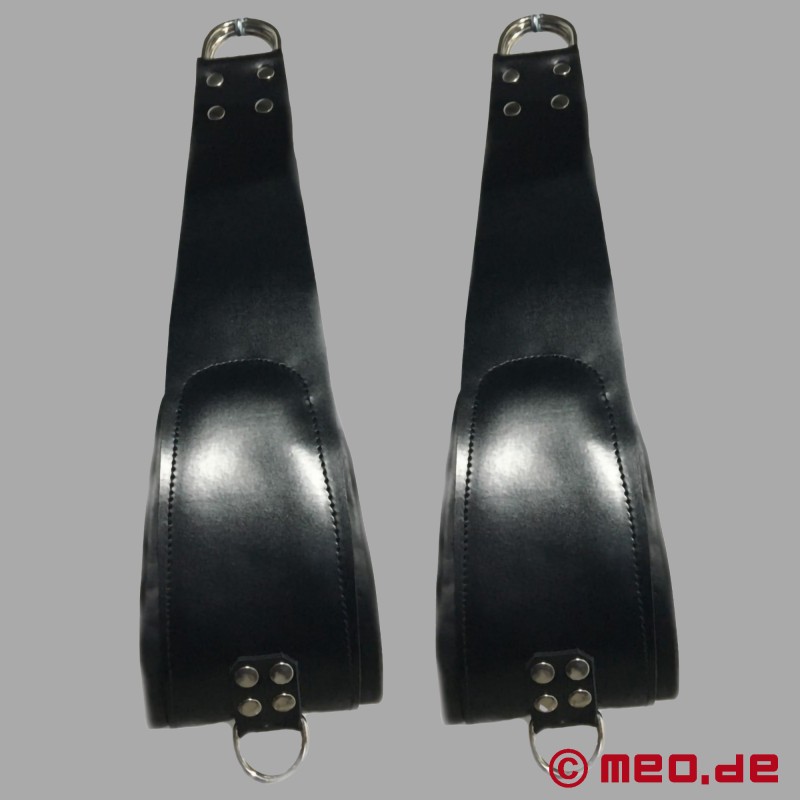 Луксозни кожени ремъци за крака за sling - 2