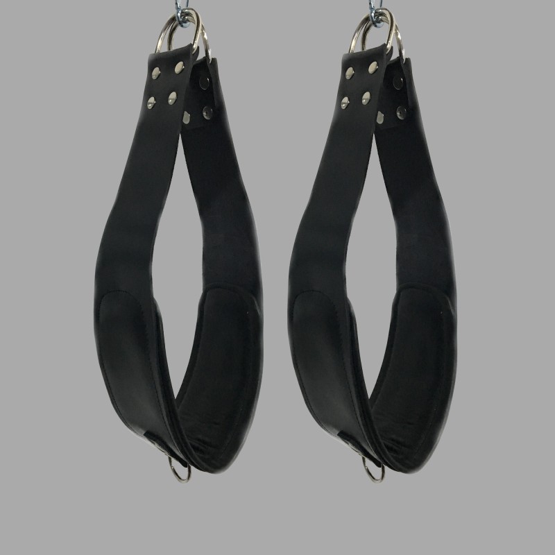 Deluxe leather foot straps for sling