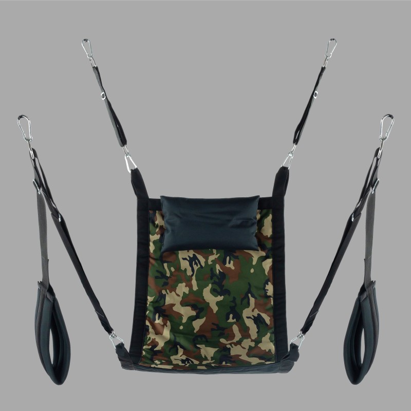 Rectangular Sling for Fisting - Complete Set in Camouflage Canvas (прямоугольный слинг для Fisting)