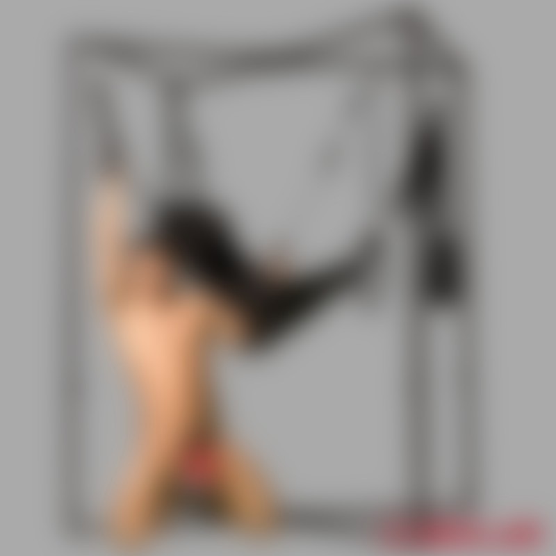 Téglalap alakú heveder fistinghez - teljes készlet fekete vászonból készült - 1