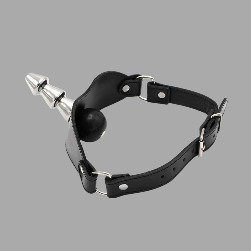 BDSM - Bâillon pour godemiché avec adaptateur Vac-U-Lock Fuck &amp; Play