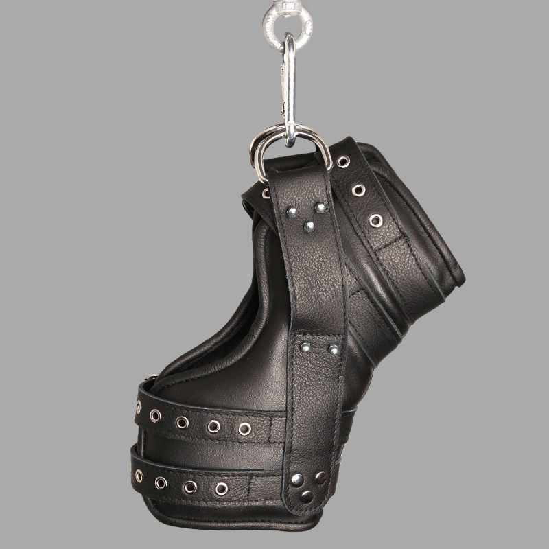 Set of 2 Deluxe Leather Suspension Ankle Restraints