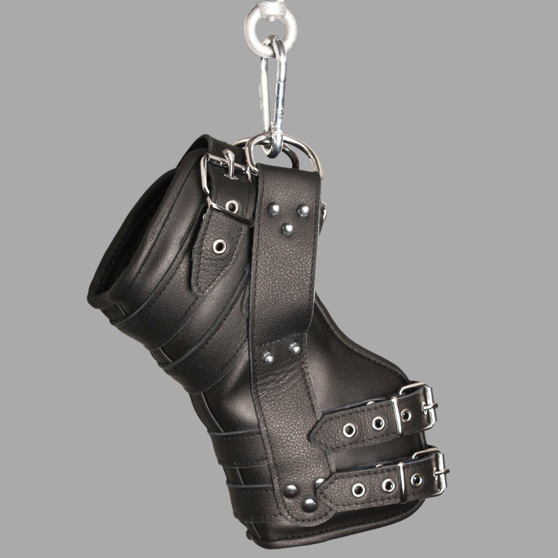 Set of 2 Deluxe Leather Suspension Ankle Restraints