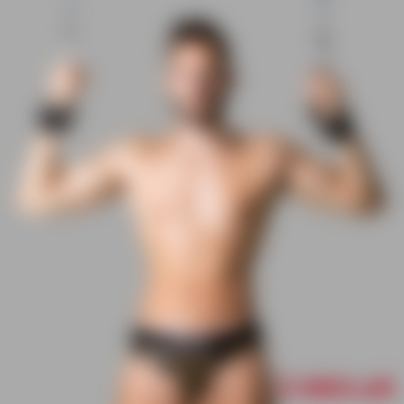 Handbojor i pelle med anti-panik karbinhakar - 1