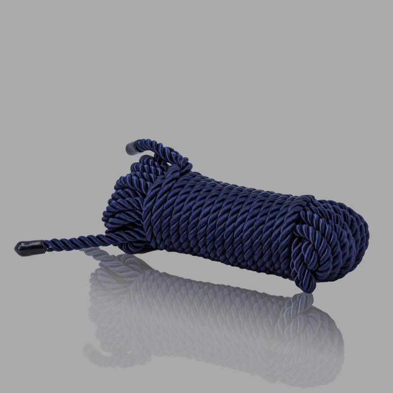 Deluxe bondage rope in blue - BDSM Couture series