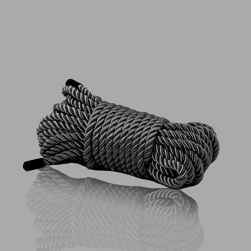 Frânghie Deluxe Bondage Rope în negru - BDSM Couture Series