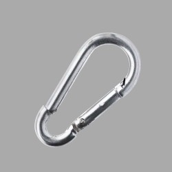 Metal snap hook 78 x 8 mm