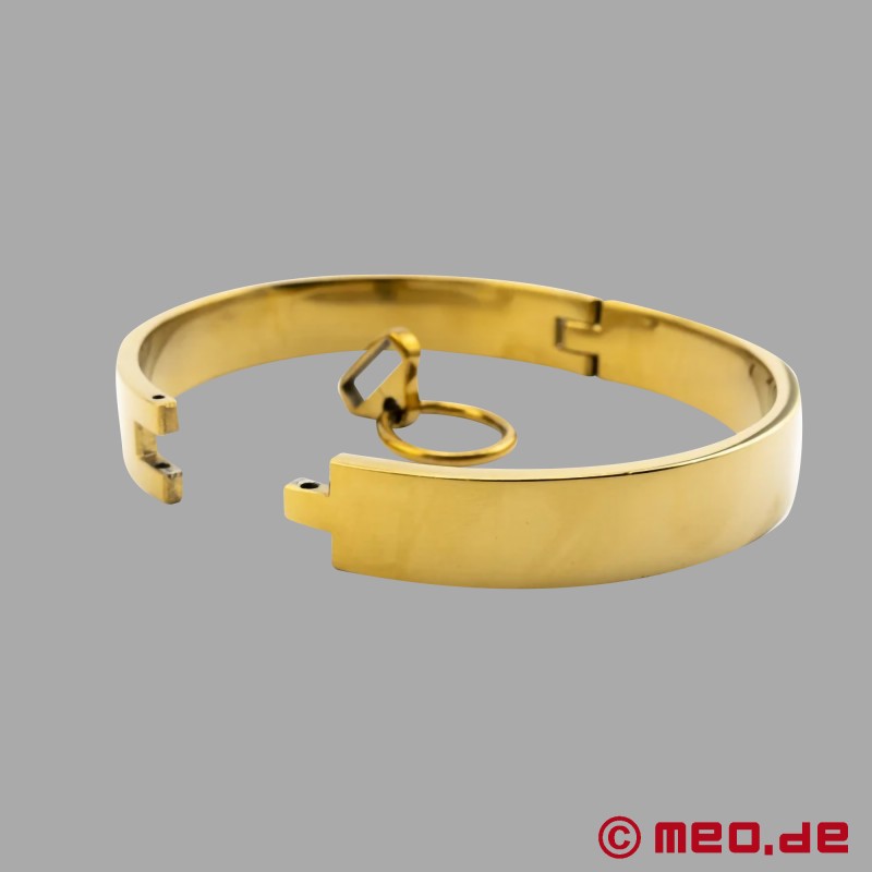 Colarinho de Bondage Dourado do O - 4