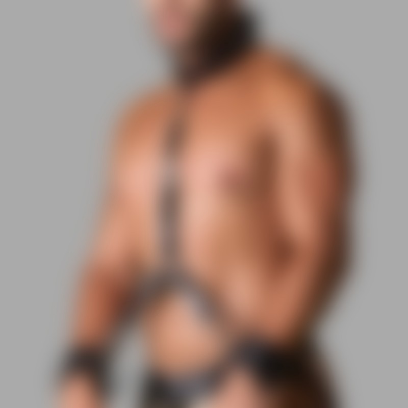 Állítható bőr 3 pontos csatlakozó - Venezia Bondage Collection - 2